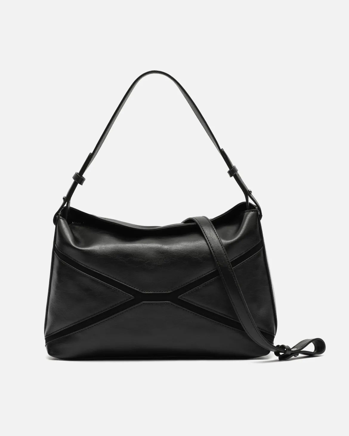 Bolso de hombro con asa bandolera extraíble