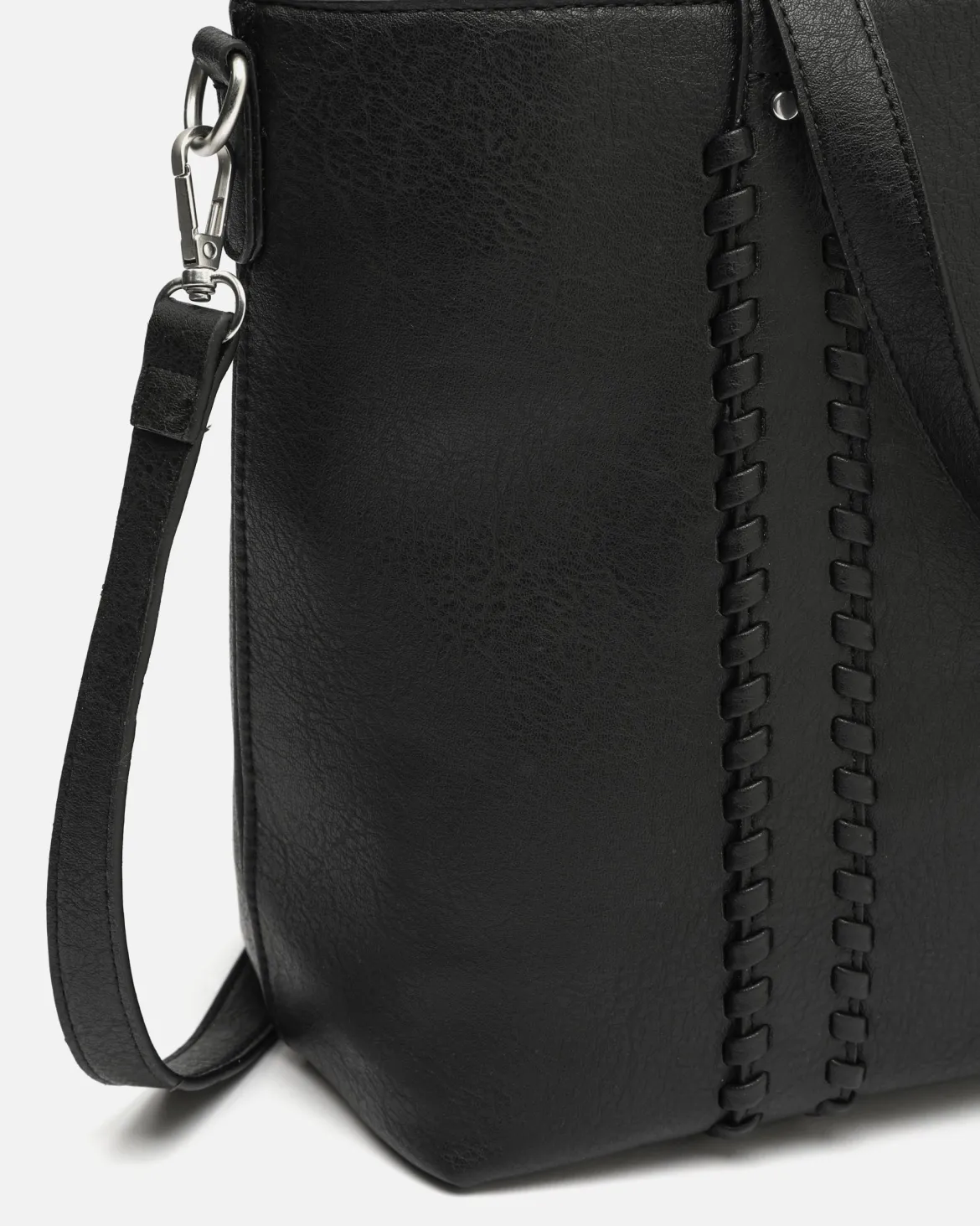 Bolso shopper grande con asa bandolera extraíble