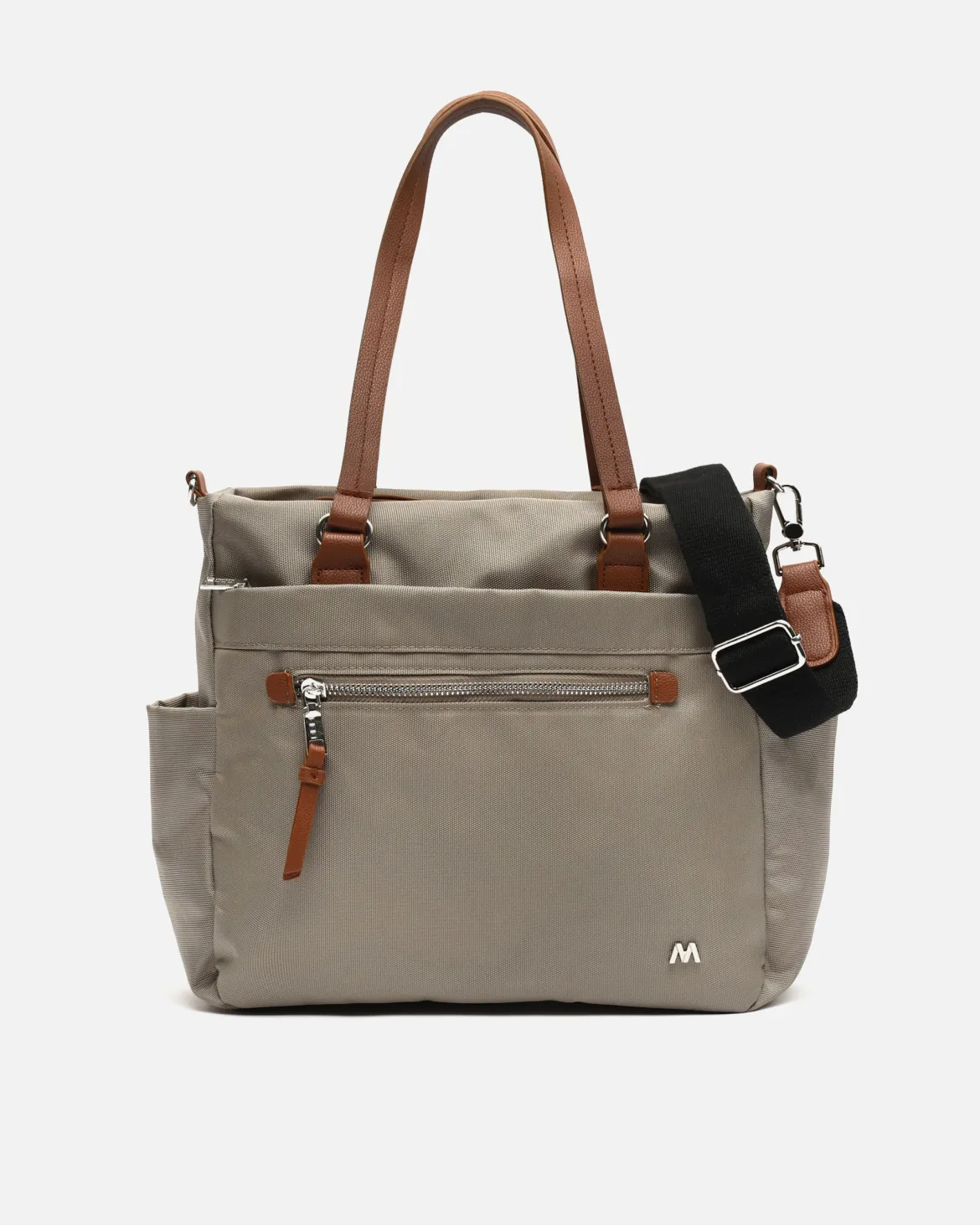 Bolso shopper grande con asa bandolera extraíble
