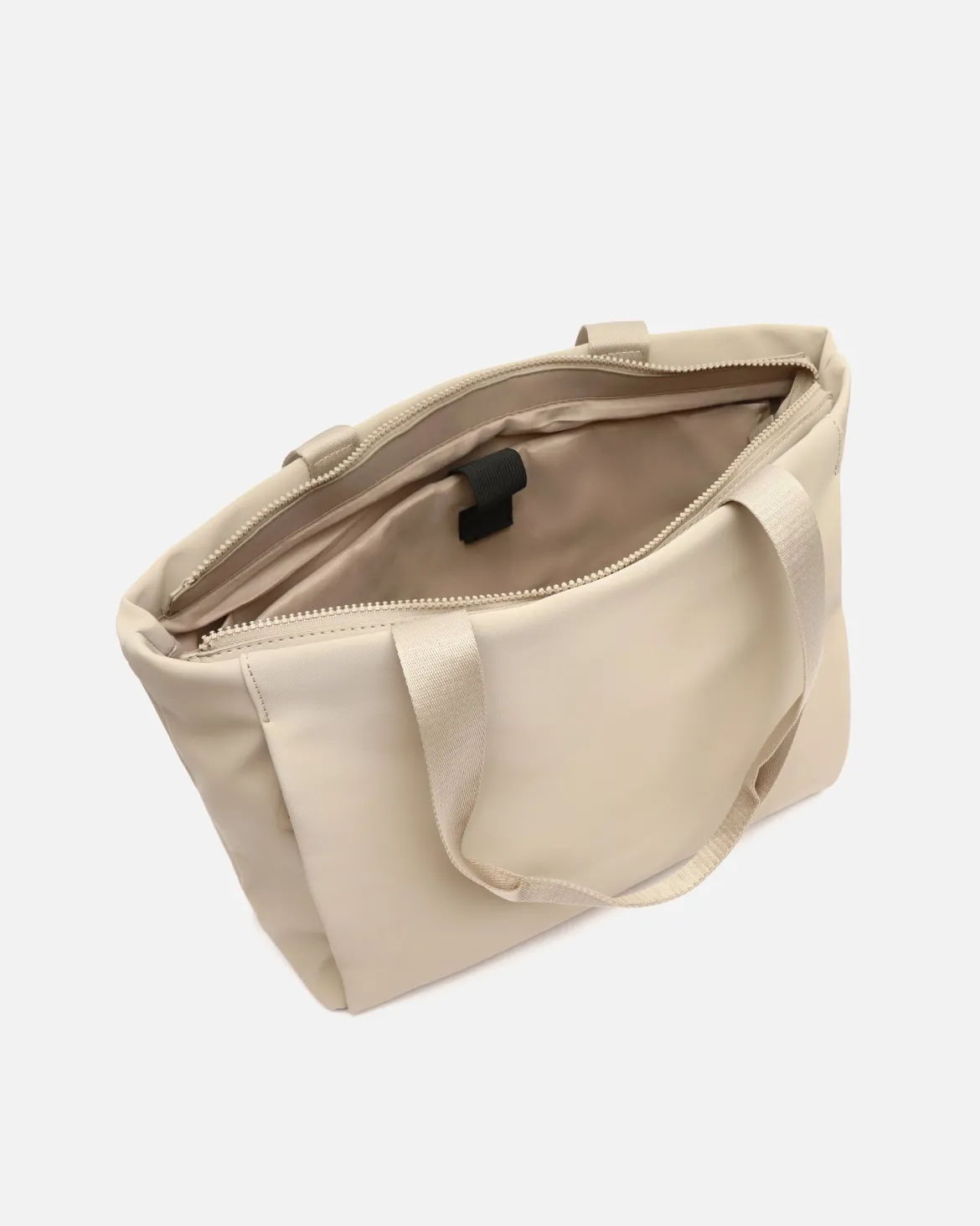 Bolso shopper grande en nylon con bolsillo para portátil 15 pulgadas