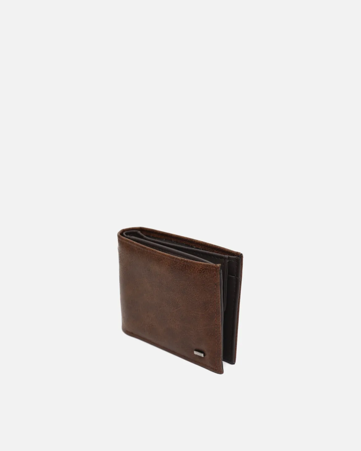 Cartera con compartimento para billetes, tarjetas y monedas