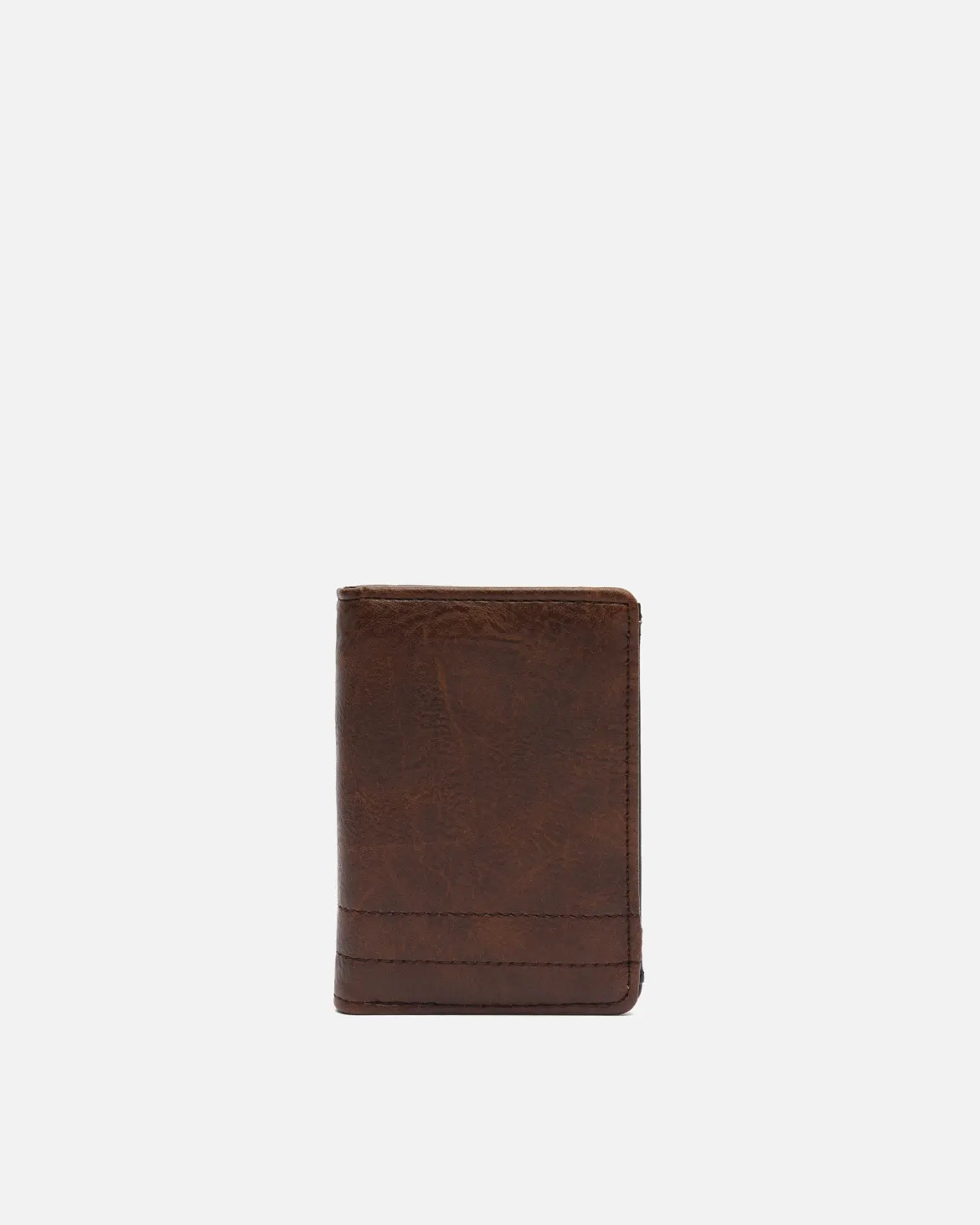 Cartera con compartimento para billetes, tarjetas y monedas